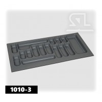 Лоток д/стол. приборов в базу 1000мм (970х490), 15 шт/уп. серый глянец Арт. 1010-3